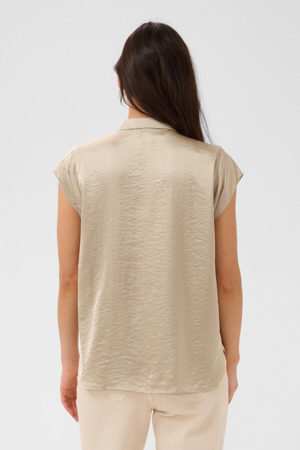 PananSZ Cap Sleeve Blouse