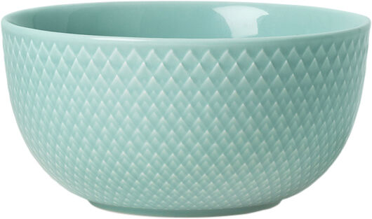 Rhombe Sk&aring;l &Oslash;13 cm aqua porcel&aelig;n