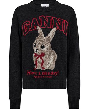 Graphic Wool Sweater