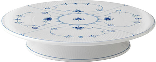 Musselmalet Riflet fad på fod