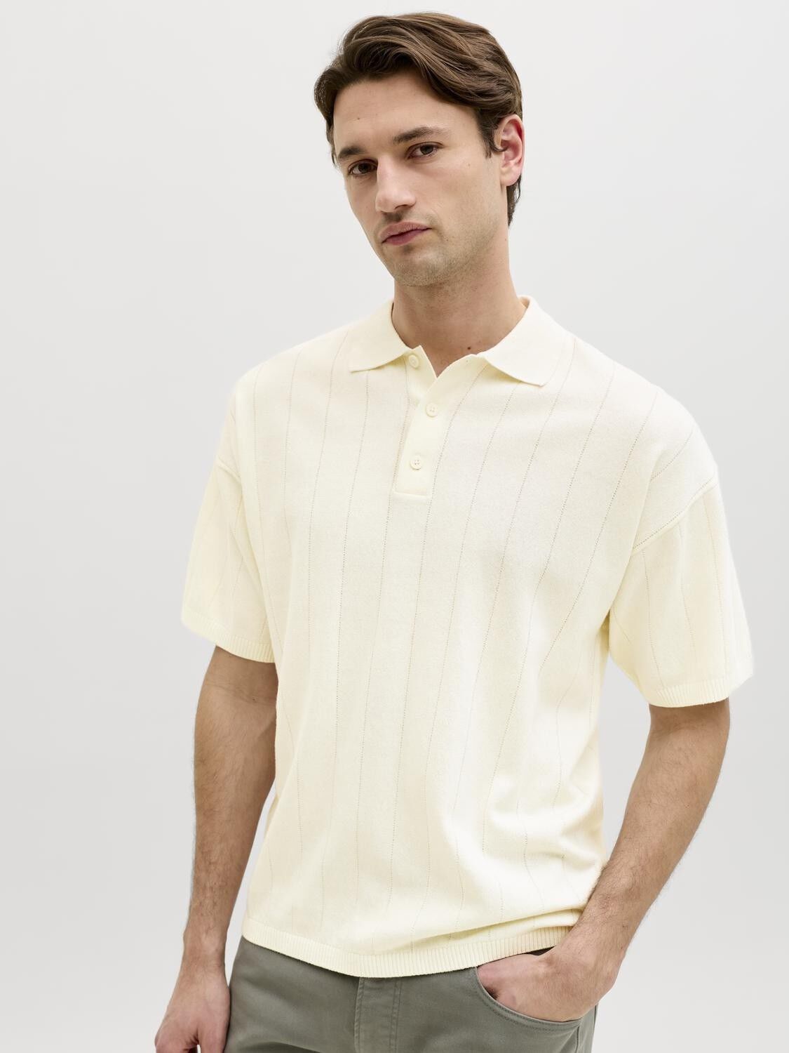 JREBBEAM KNIT POLO SS