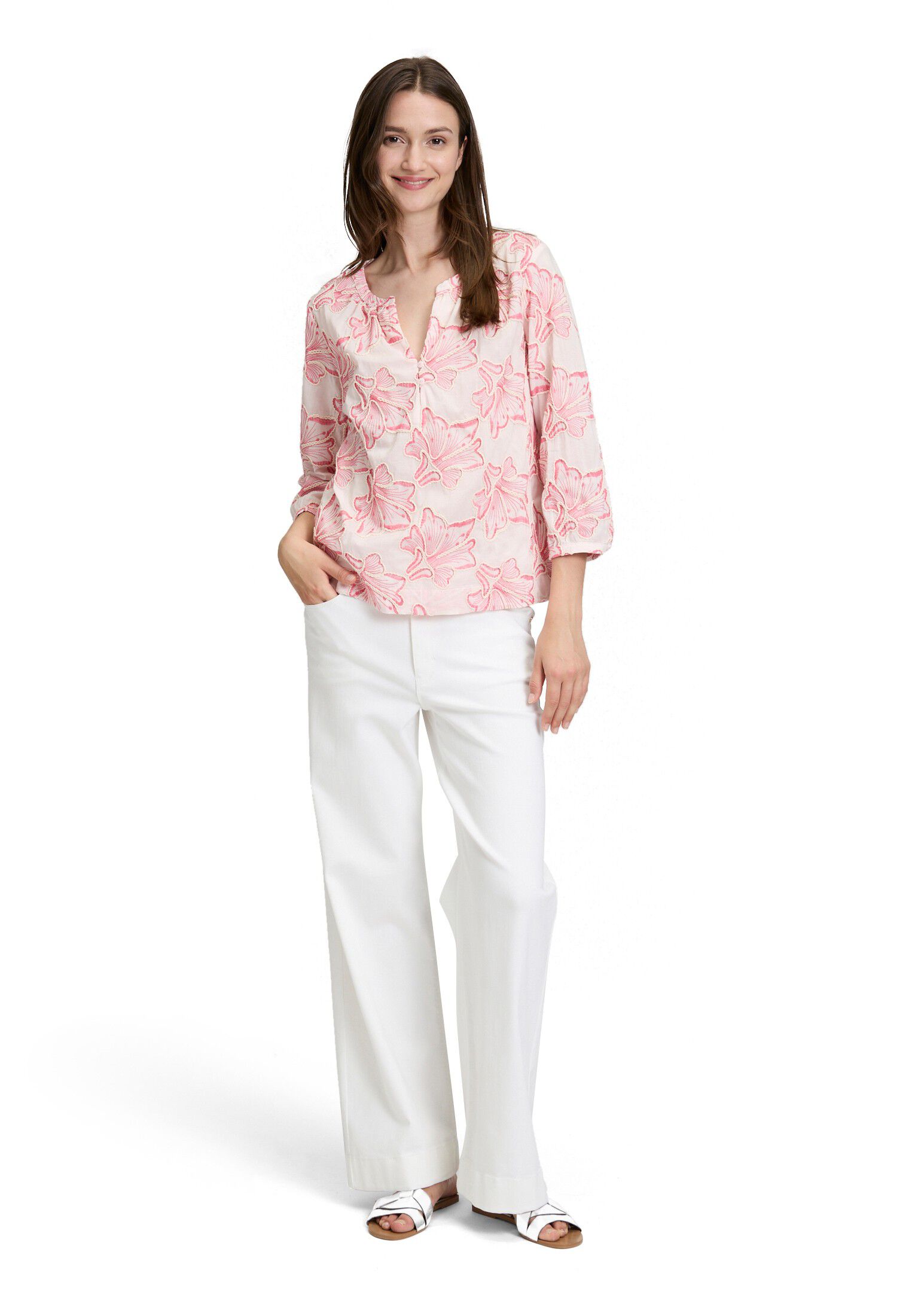 Bluse Kurz 3/4 Ar