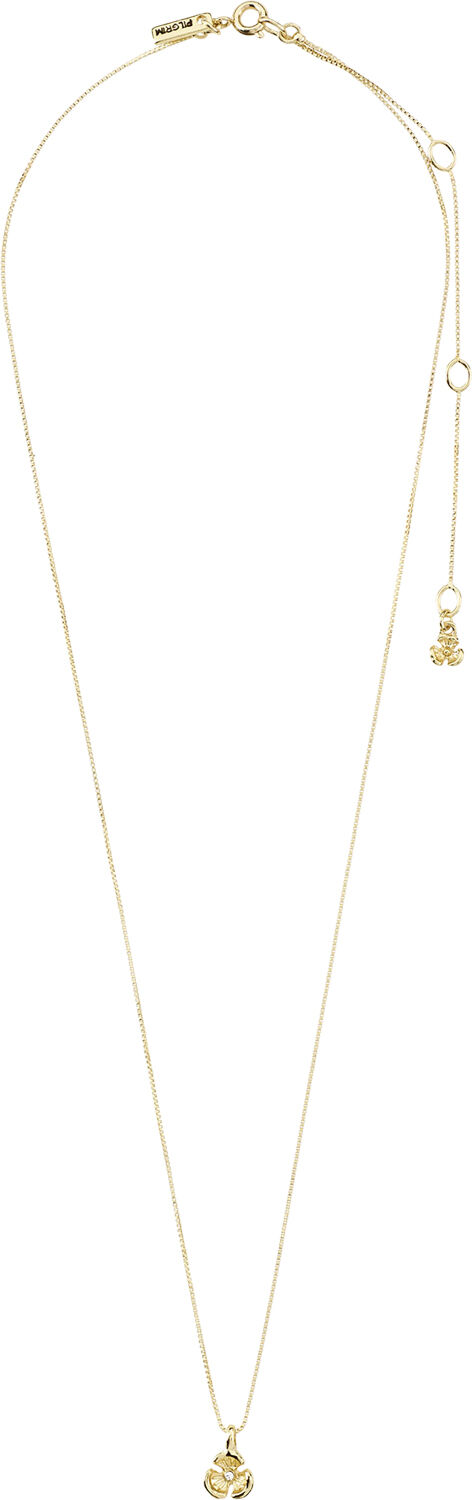 ECHO recycled halsk&aelig;de guldbelagt E