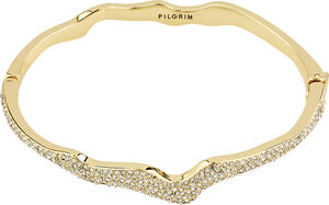 CONNECT recycled crystal bracelet gold-plated