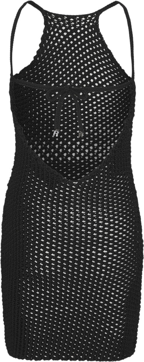 Heavy Crochet Mini Dress