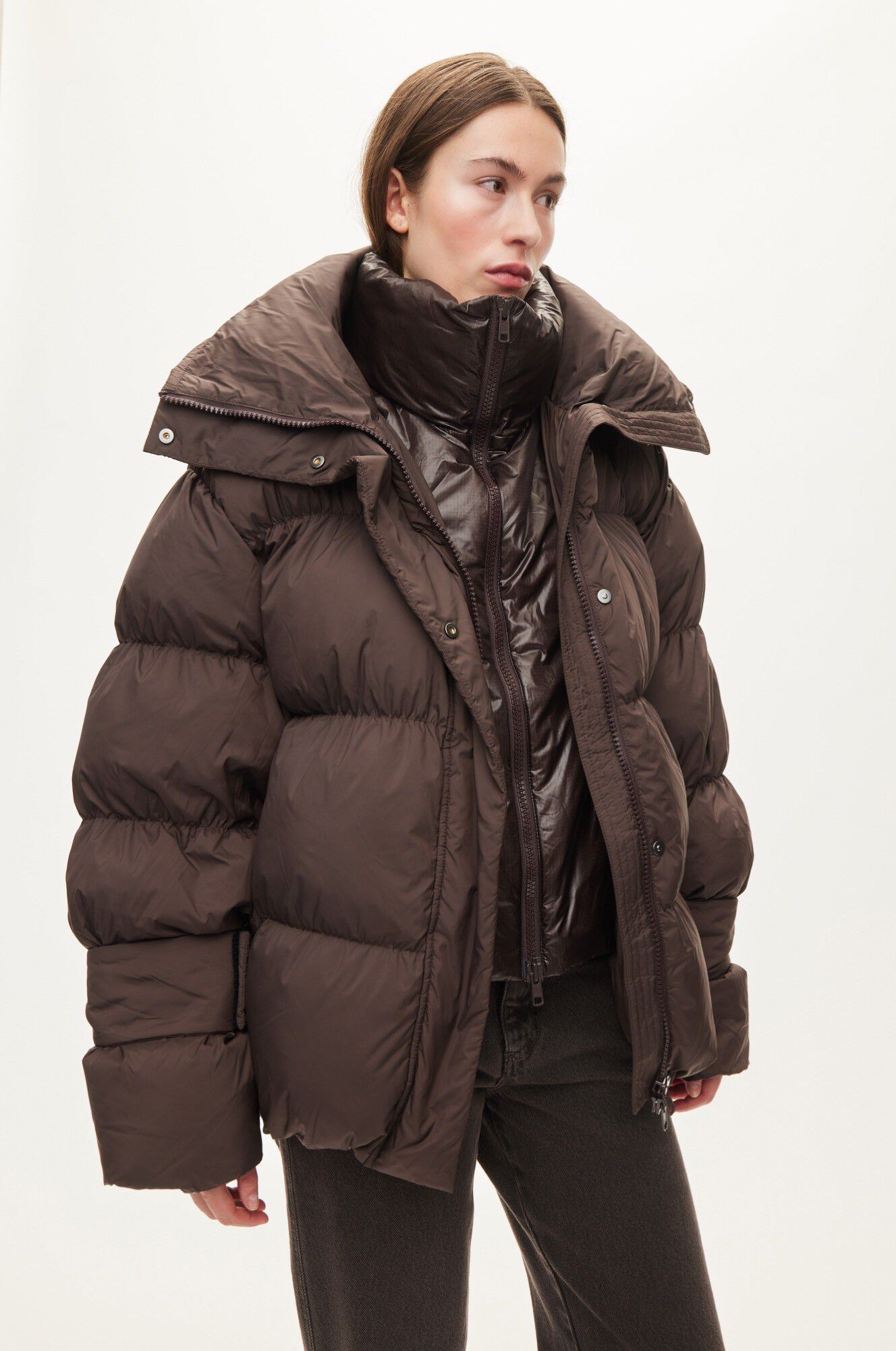 Aki double Collar Jacket