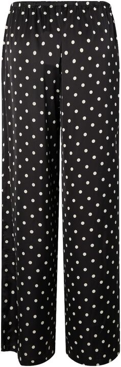 PCJYTTA MW STRAIGHT SATIN PANTS WVN