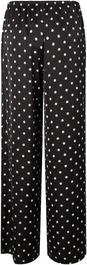 PCJYTTA MW STRAIGHT SATIN PANTS WVN