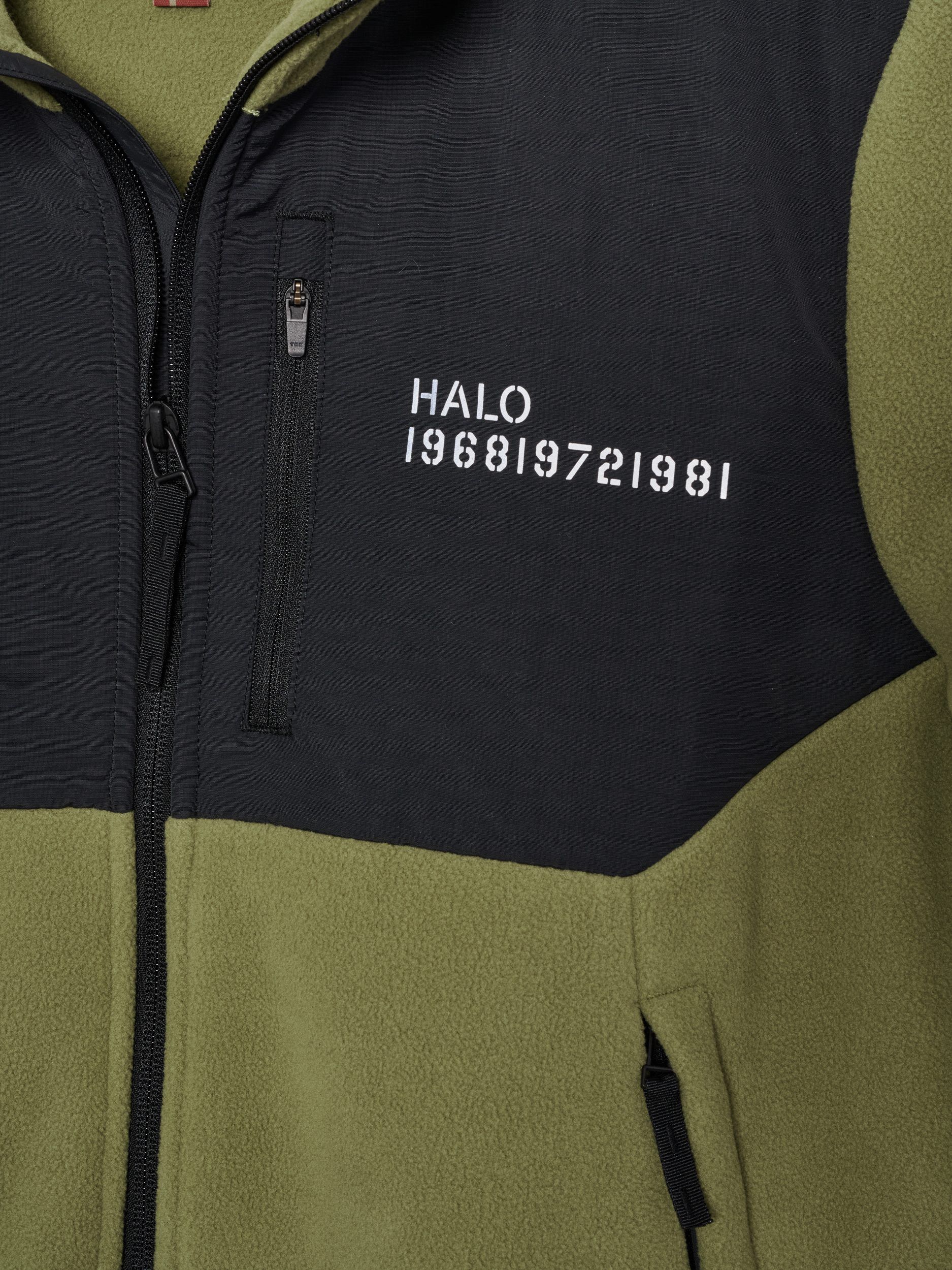 HALO BLOCKED ZIP FLEECE