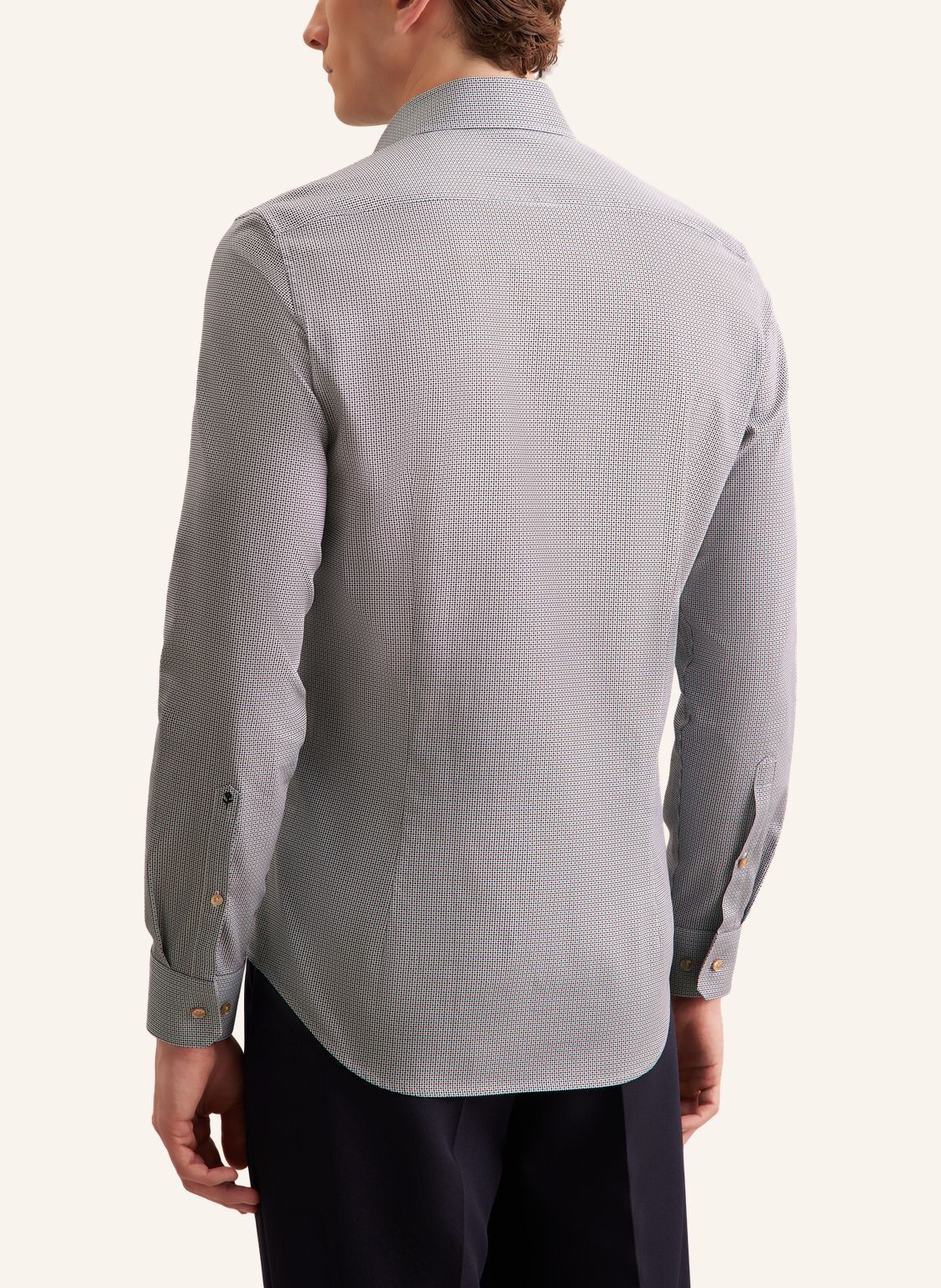 Business shirt Slim 1/1 Kent-Collar Print
