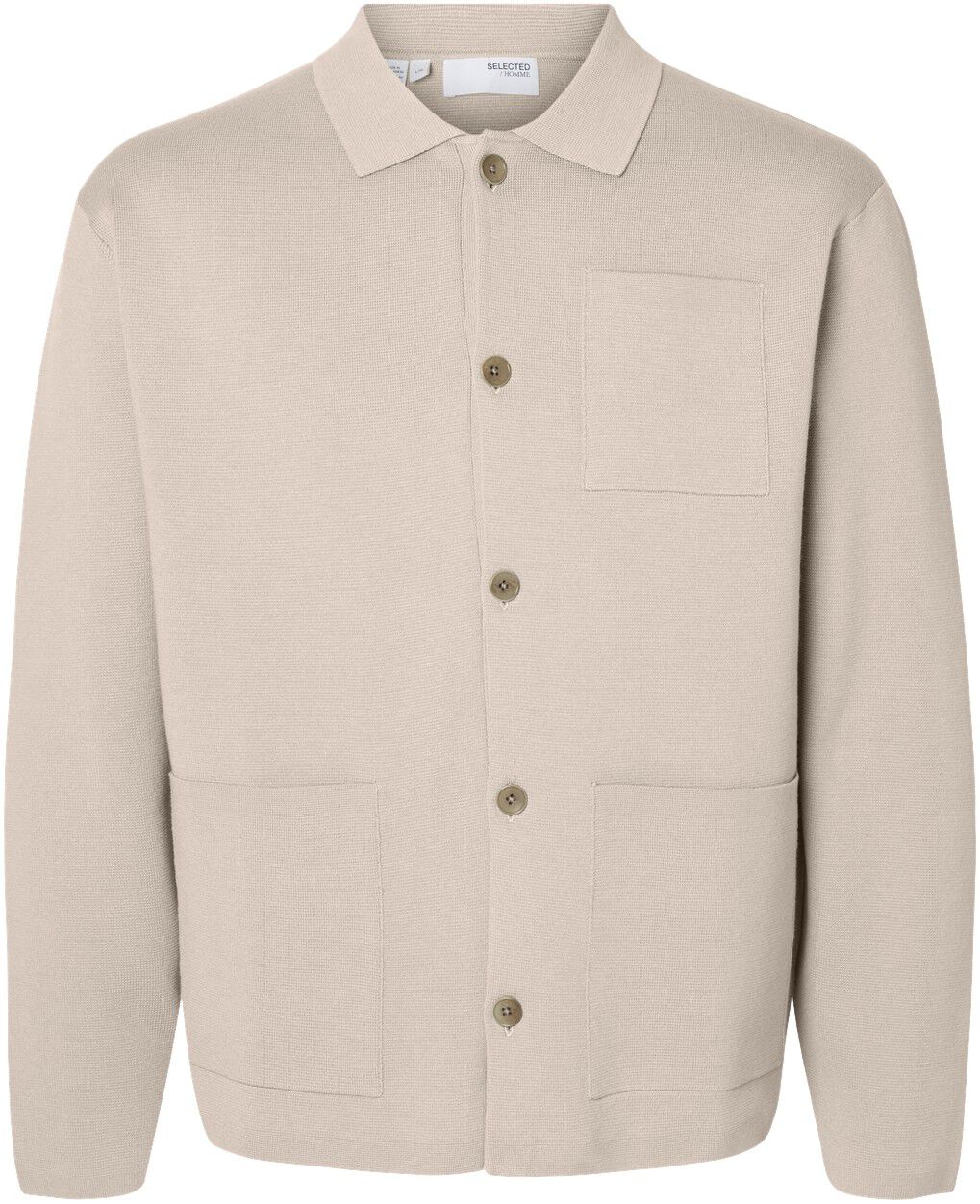 SLHMIKE LIGHT LS KNIT RELAXED POLO