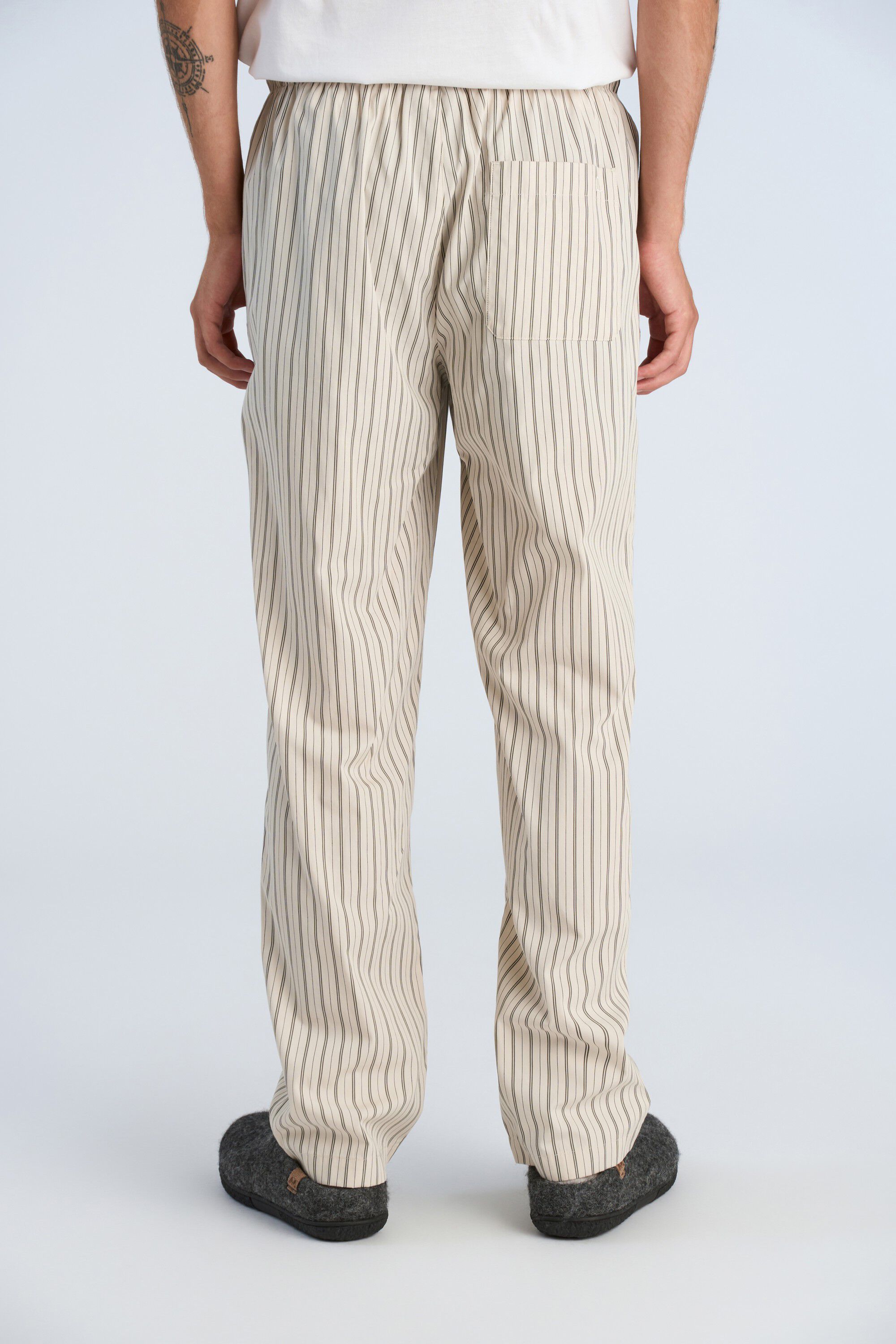 Striped cotton pyjama pants