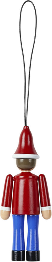 Julepynt Jule Ole & Jule Lise rød/blå/hvid