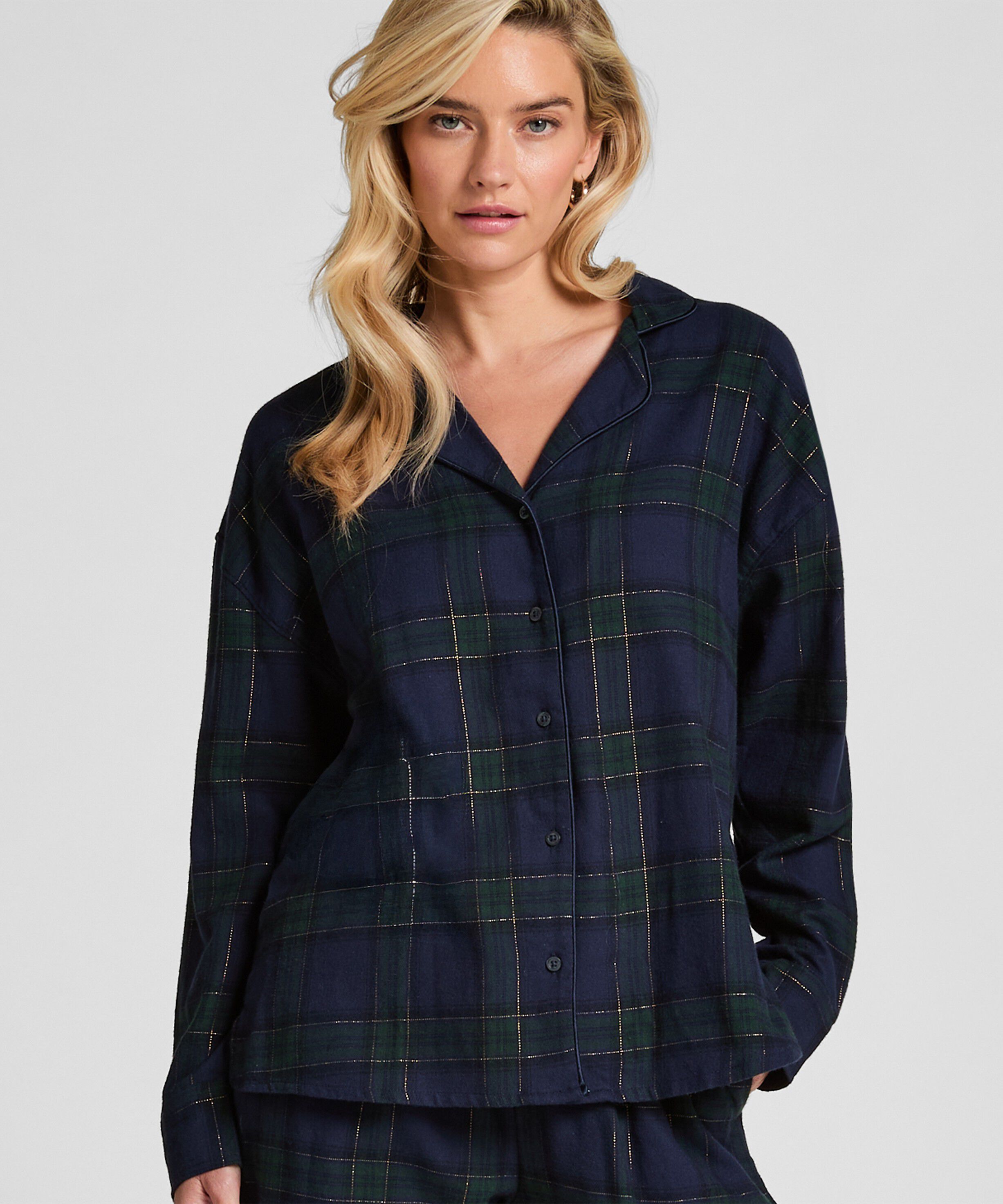 Twill Long-Sleeved Pyjama Top