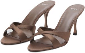 Heel non-structured sandals
