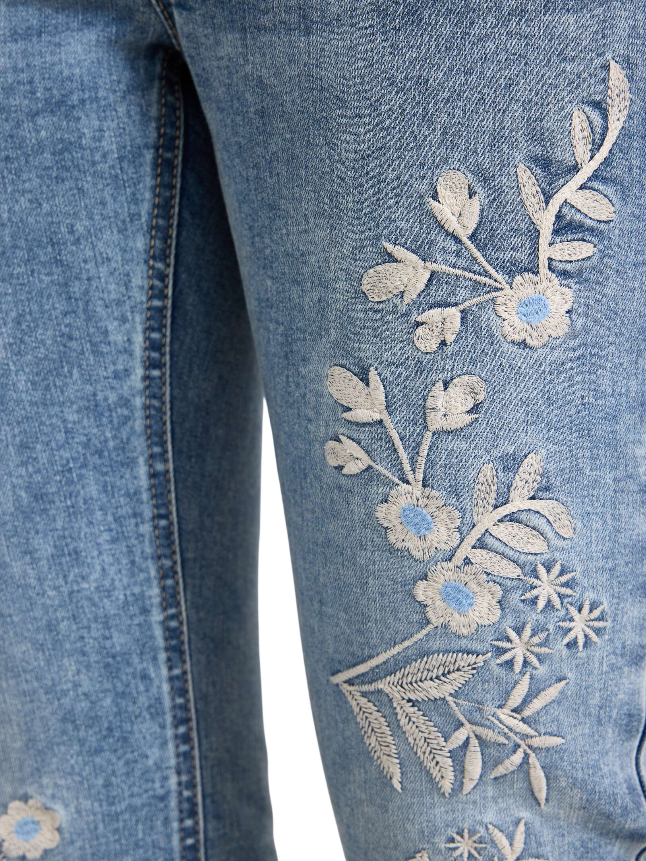 Trousers denim Freja embroider