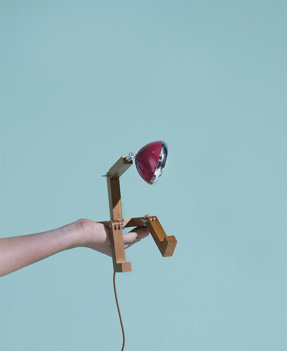 Mini Mr. Wattson LED Lampe - Cherry Red