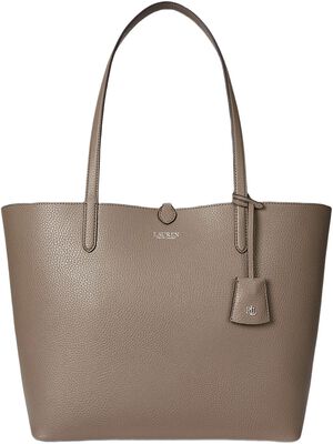 Faux-Leather Large Reversible Tote Bag