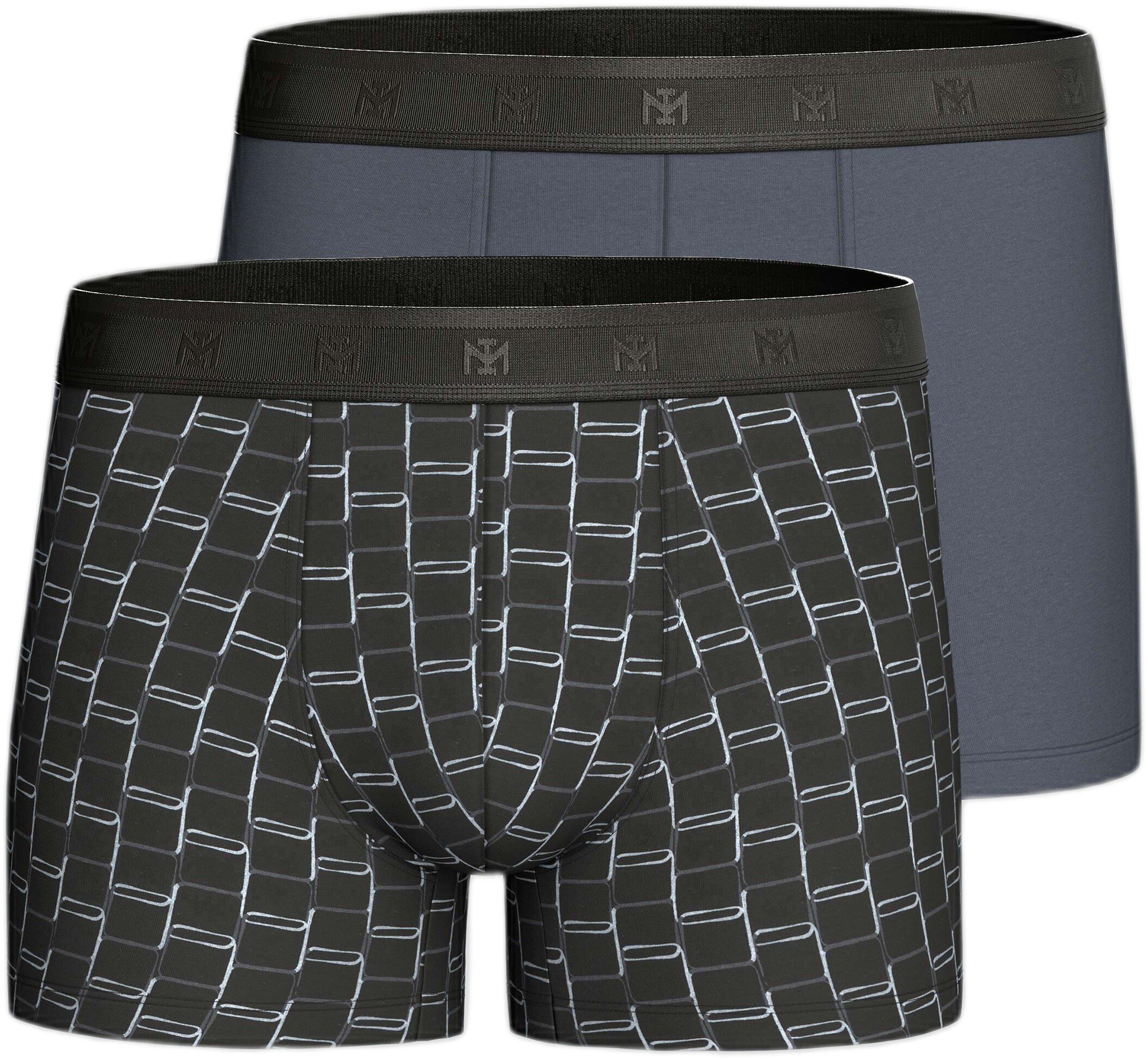 Pack of 2 men's boxers in Cotton Modal