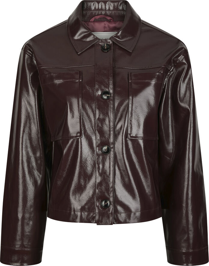 Emilia Patent Jacket