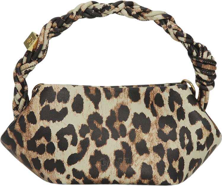 Ganni Bou Bag Mini Fur Print