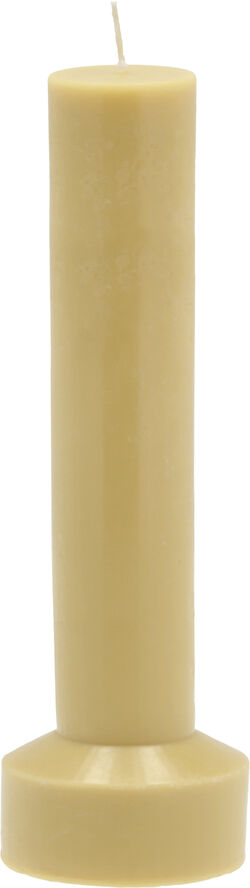 Bloklys Hvils D8 x 23 cm Dusty Yellow Paraffin/Stearin