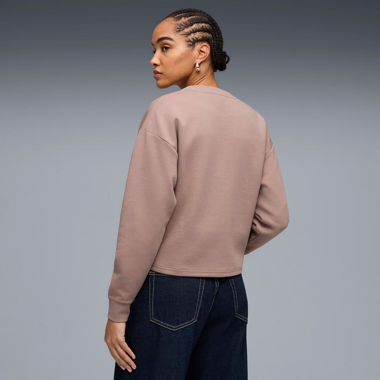 Essentials Elevated Comfort V-neck Sweatshirt