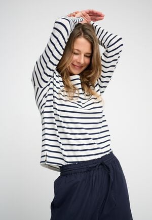 blessed sweatshirt stripe