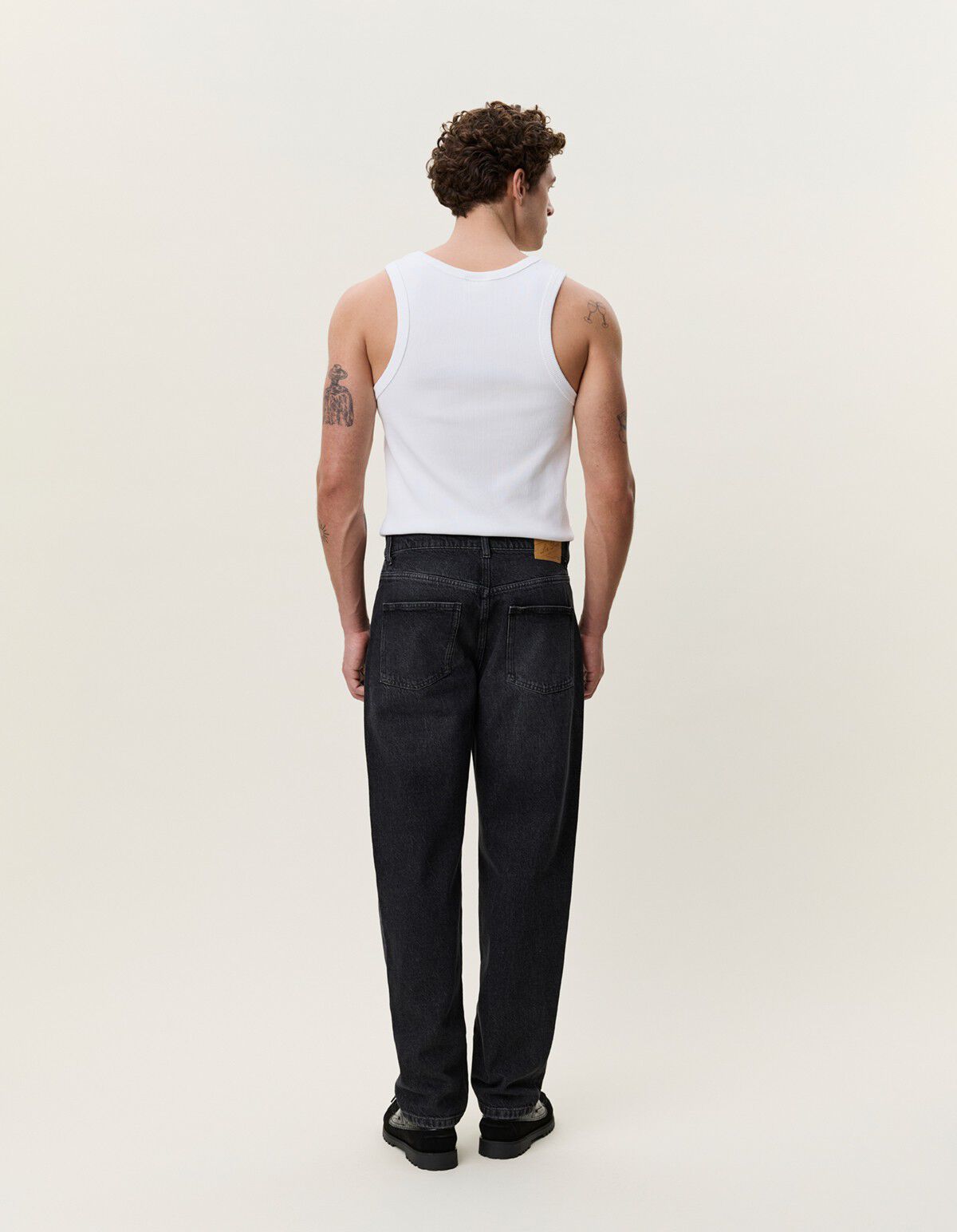 Ryder Black Washed Denim Jeans
