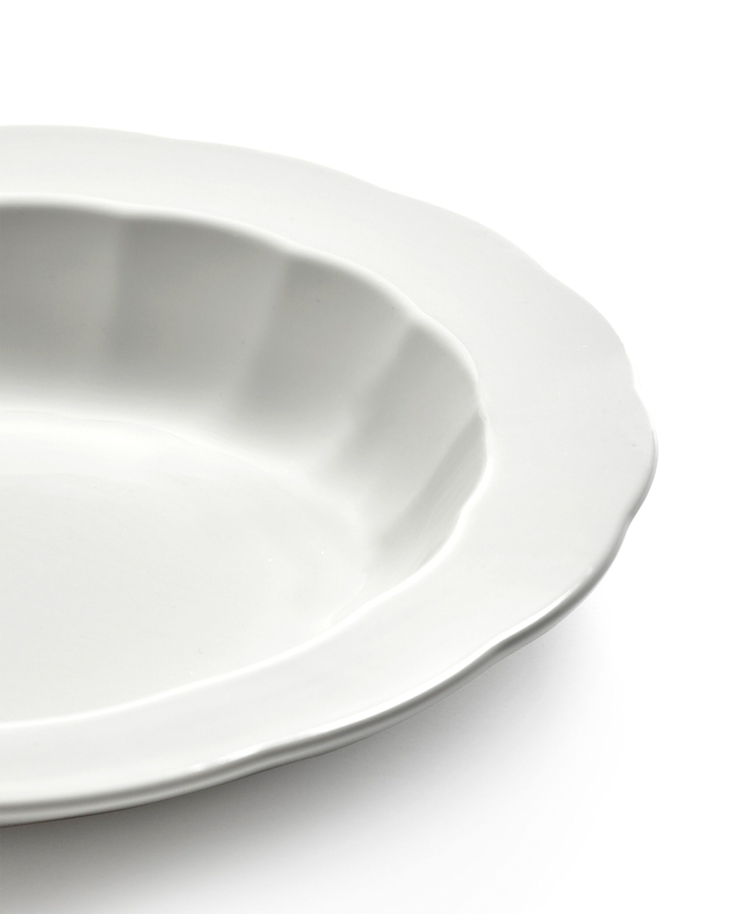 PASTA PLATE L WHITE SILHOUETTE