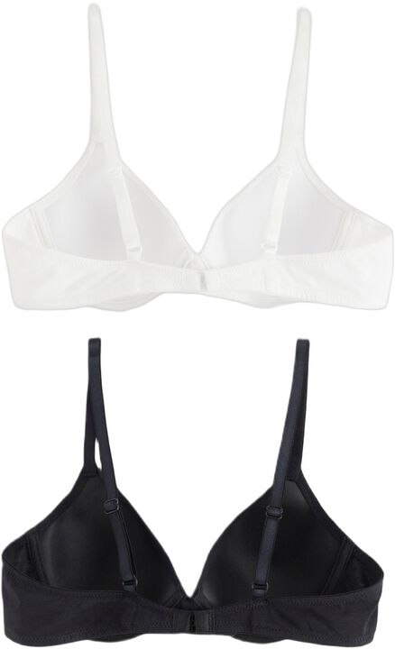 2 pak. med t-shirt-bh'er