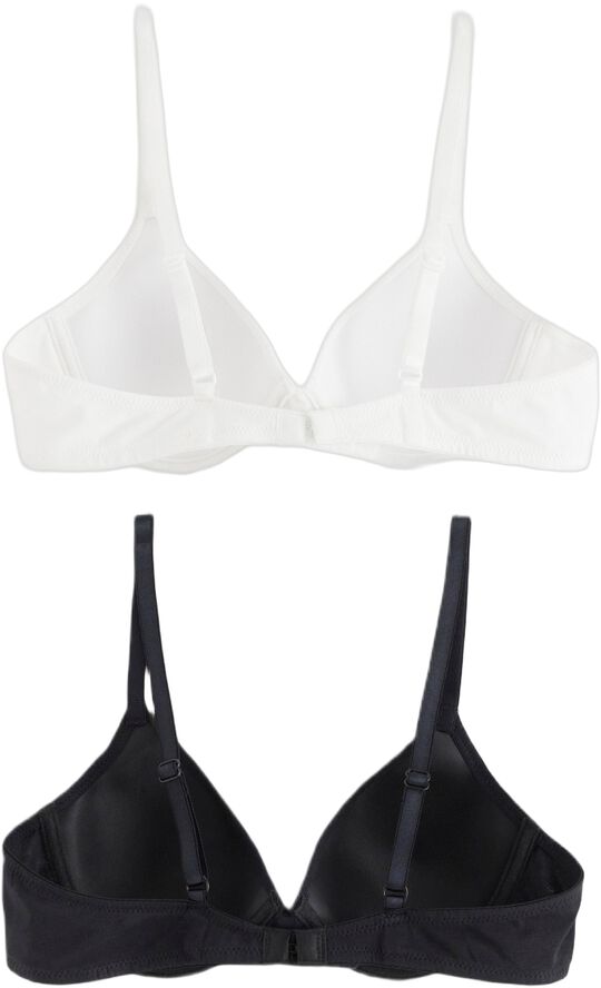 2 pak. med t-shirt-bh'er