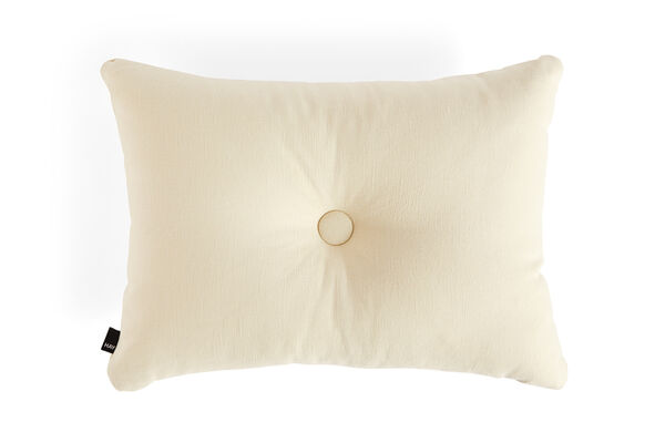 Dot Cushion-1 dot-Planar-Ivory