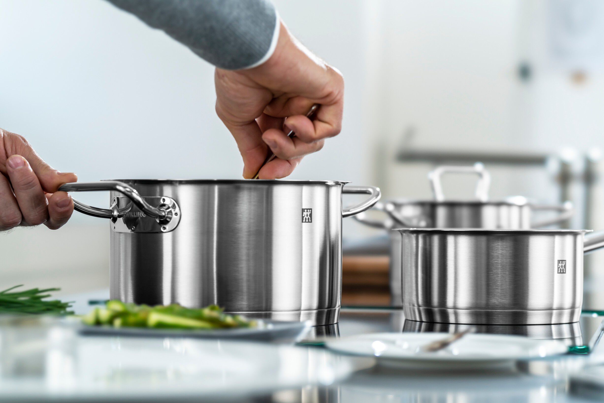 Pro Grydes&aelig;t 5-dele, 18/10 rustfrit st&aring;l