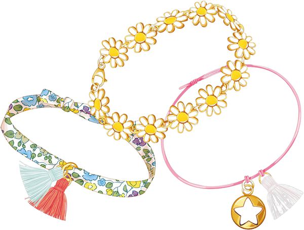 Auzou - Jewellery Factory - Boheme armbånd - Stort sæt