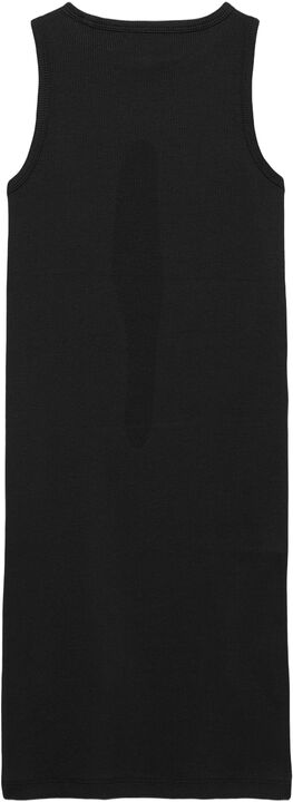RIB SLEEVELESS DRESS