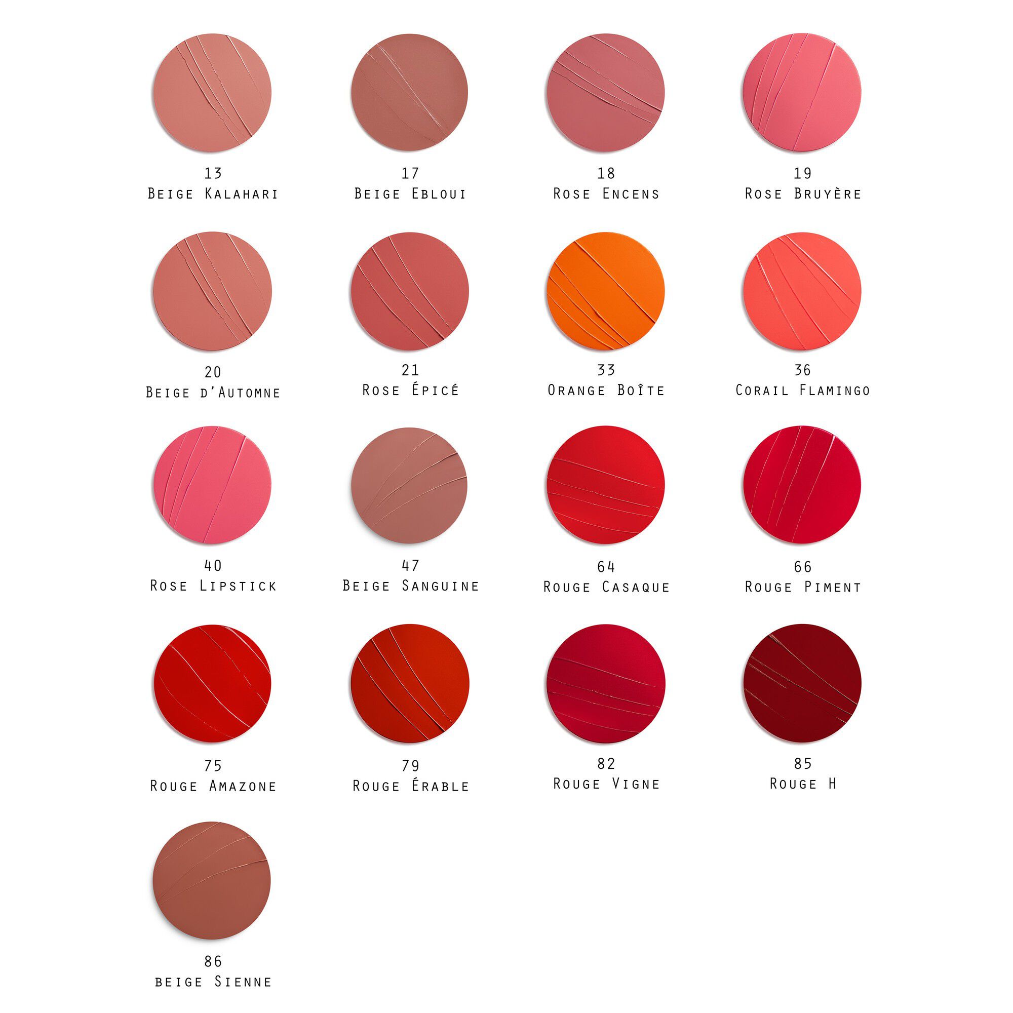 ROUGE HERMES SATIN LIPSTICK X3 BEIGE SANGUINE