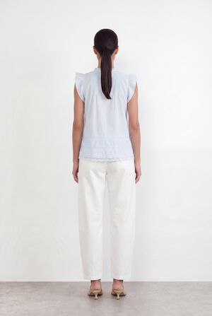 LR-ROSY 2 Bluse Lysebl&aring;