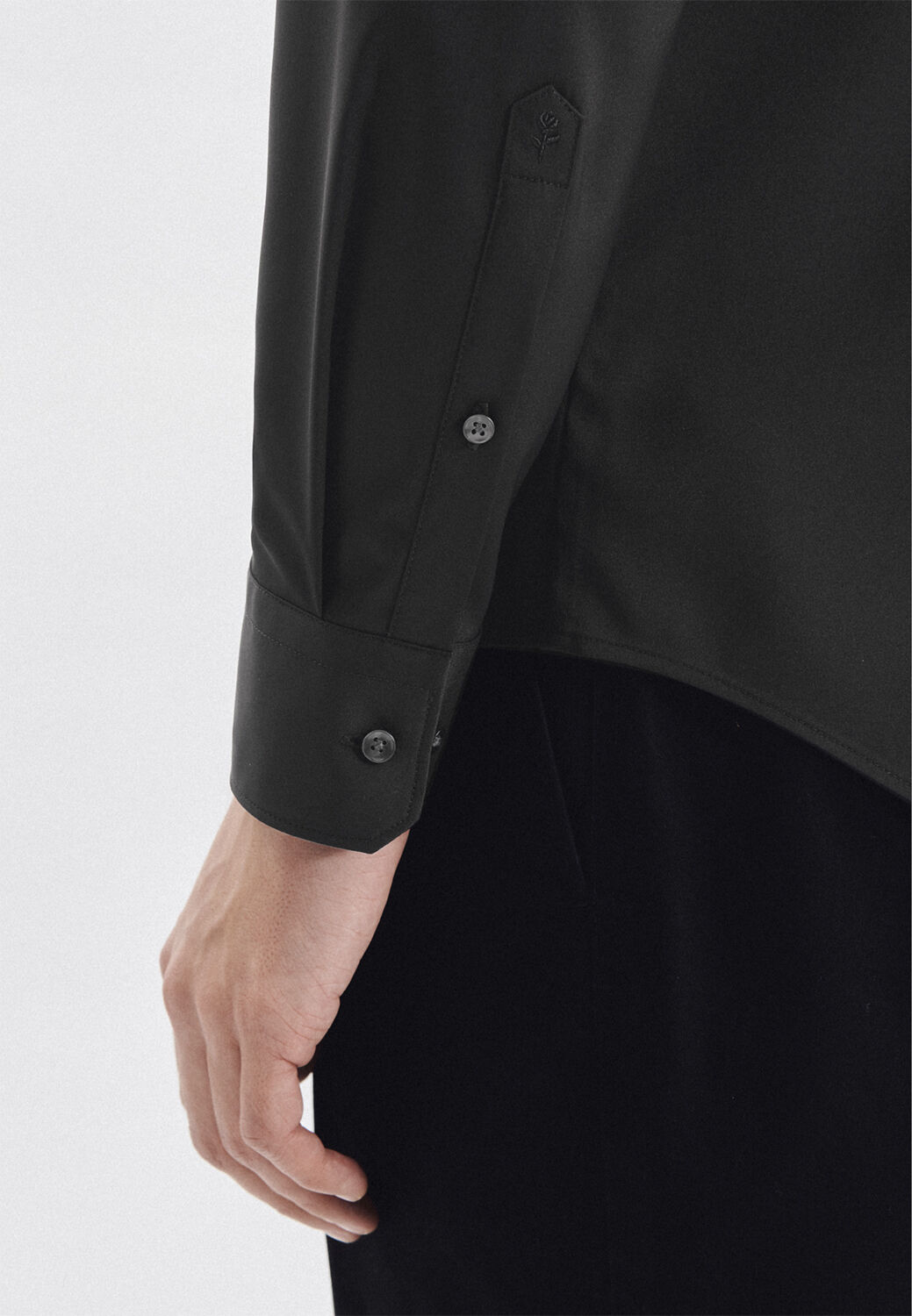 Performance shirt Slim Long sleeve Kent-Collar Uni