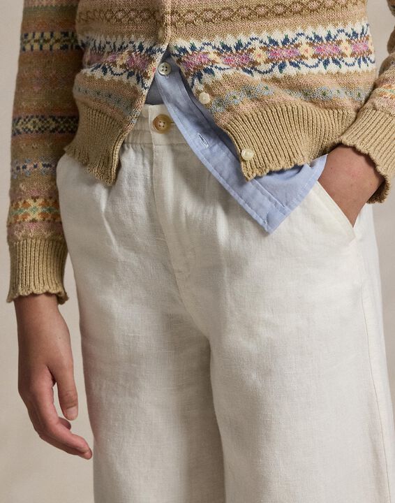 LINEN-WIDE LEG PRP-PN-FFR
