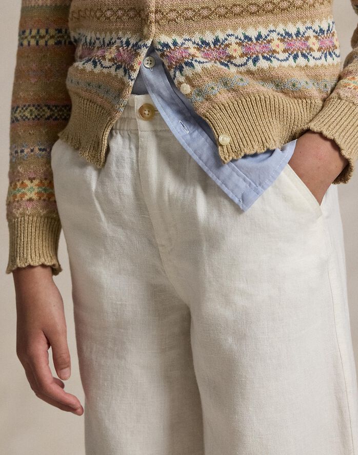 LINEN-WIDE LEG PRP-PN-FFR
