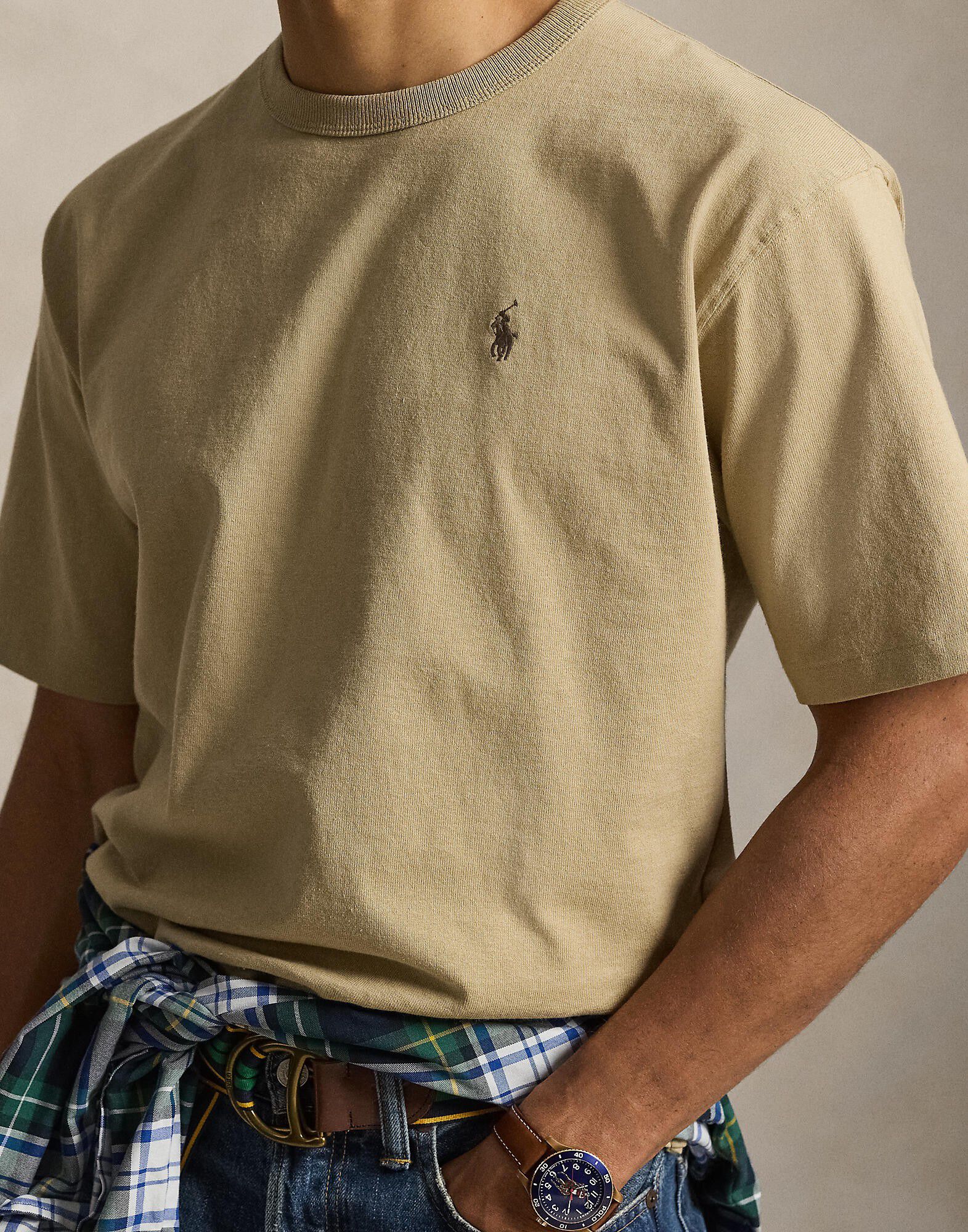 Relaxed Fit Jersey Crewneck T-Shirt