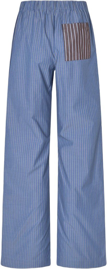 2405 Multi-Stripe Shirting, Pocket Elasticated Long Pants