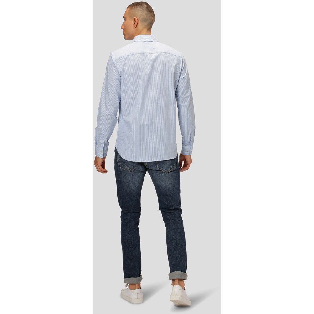 Oxford Stretch Stripe L/S