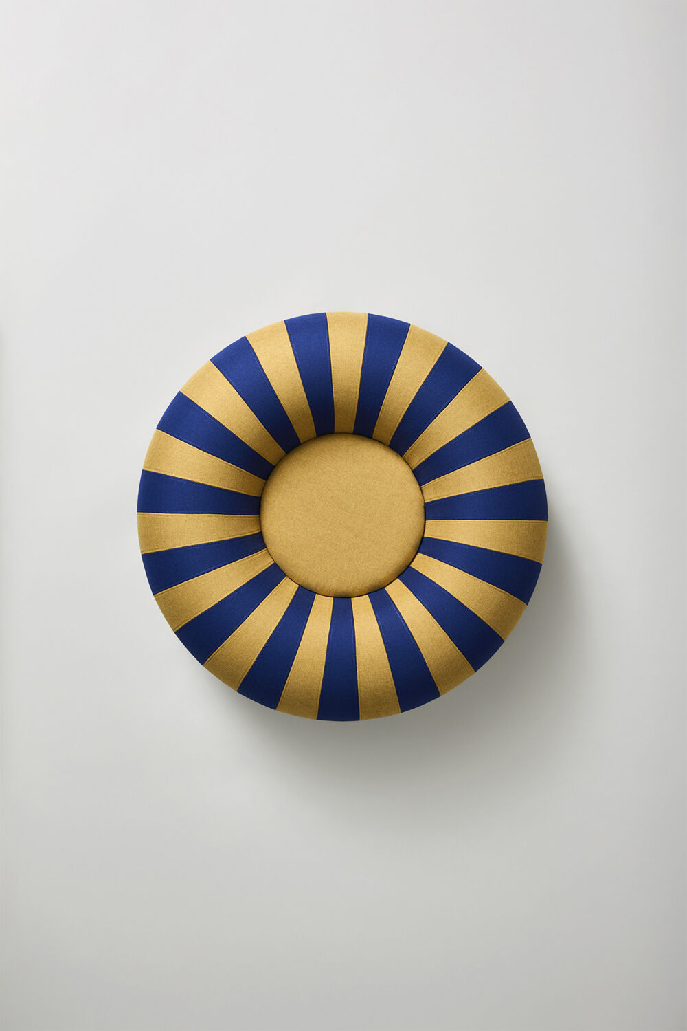 FLOAT, SMALL, DARK BLUE/OCHRE