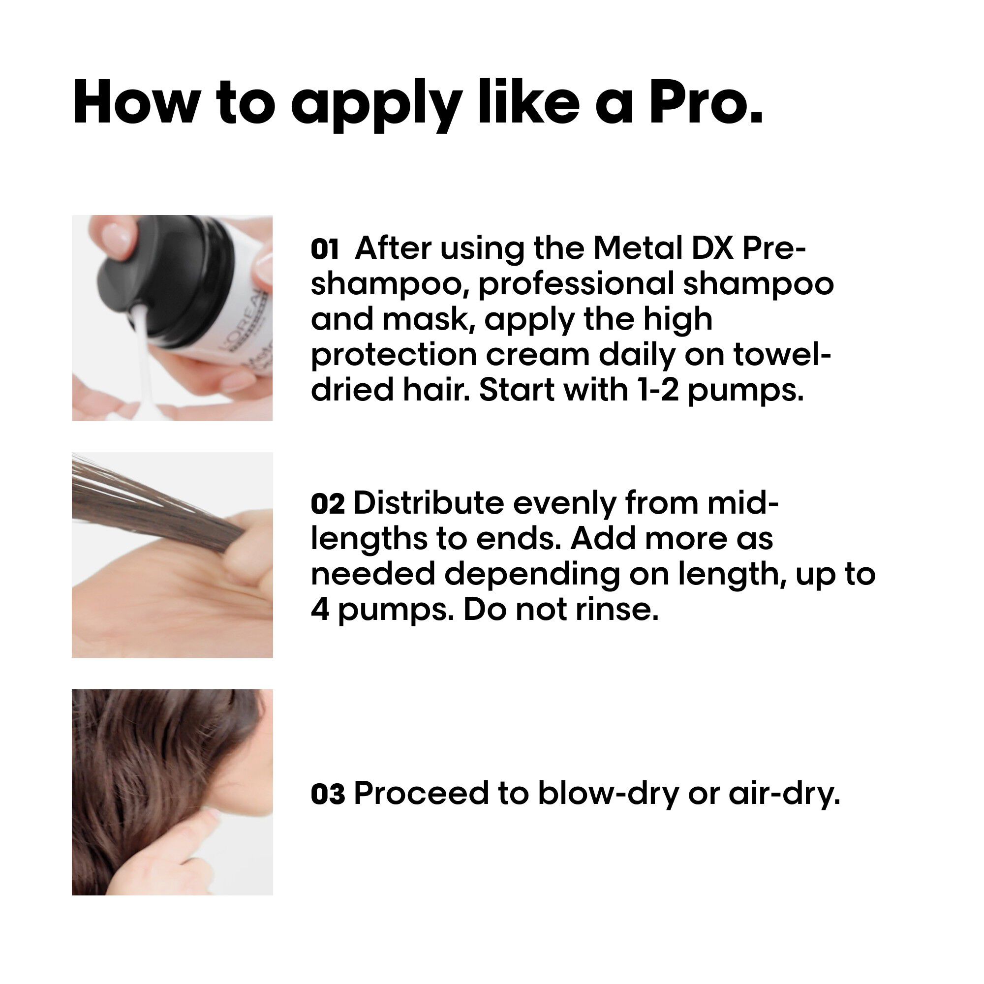 L'Or&eacute;al Professionnel Metal DX Cream Leave-In 100ml