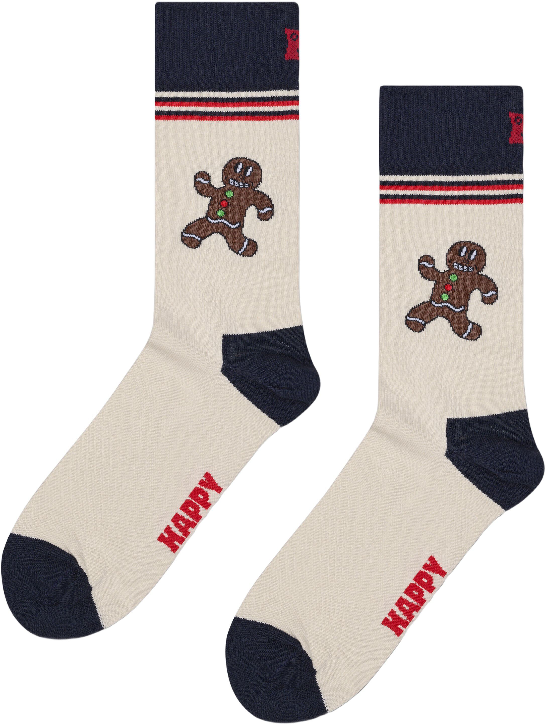 Happy Gingerbread Sock