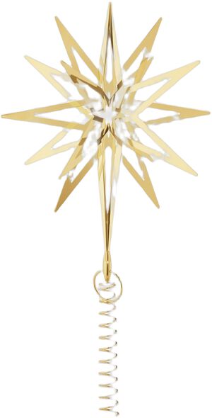 TOP STAR 2025 LARGE 18 KT GOLD PLATED