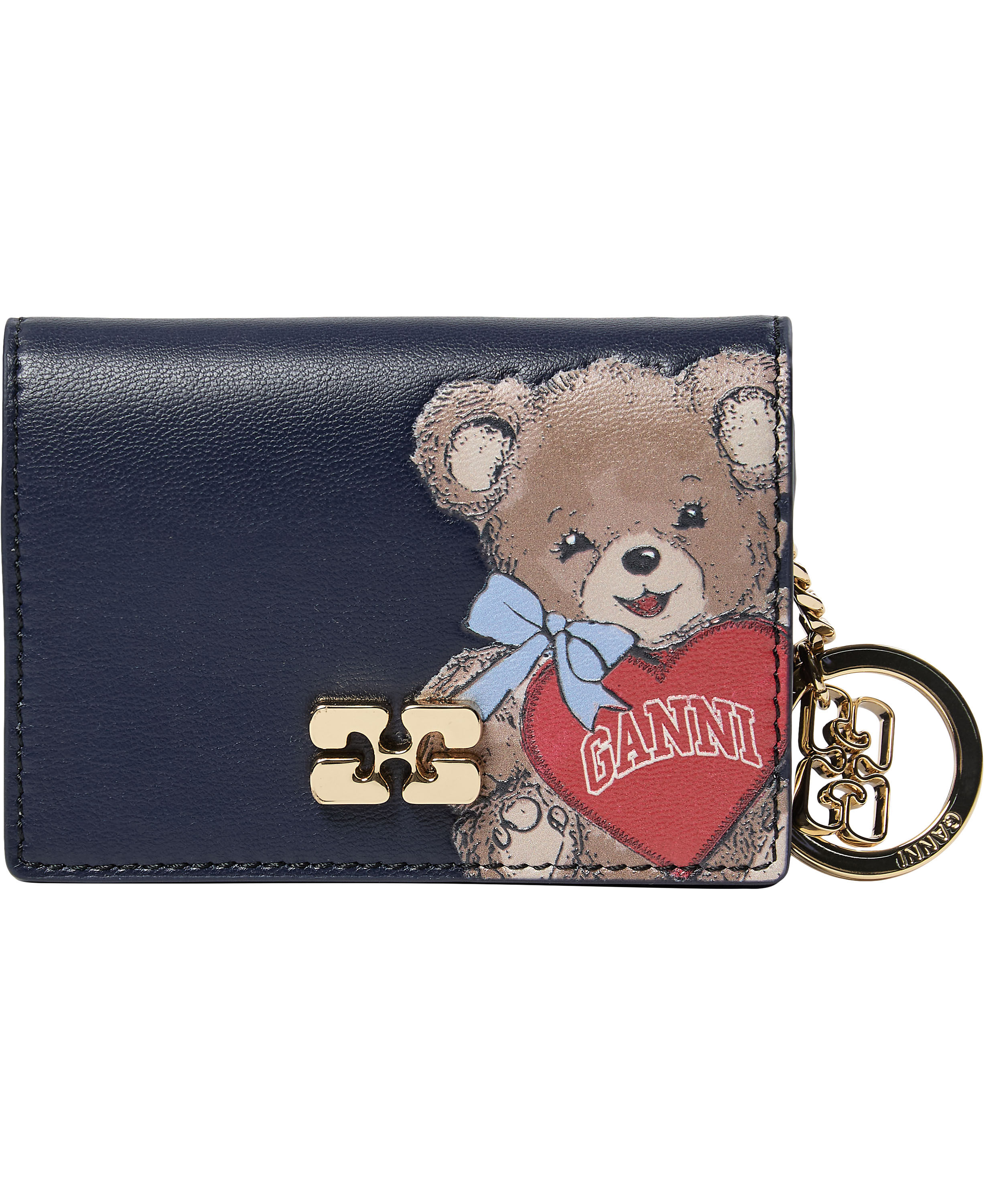 Card Holder With Flap Puddle