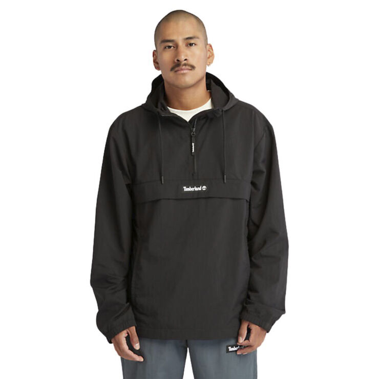 half-zip windbreaker jacket